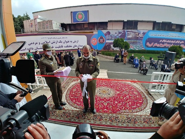 افتتاح مجتمع بیمارستانی ۲۰۰۰ تخت‌خوابی ارتش در تهران 