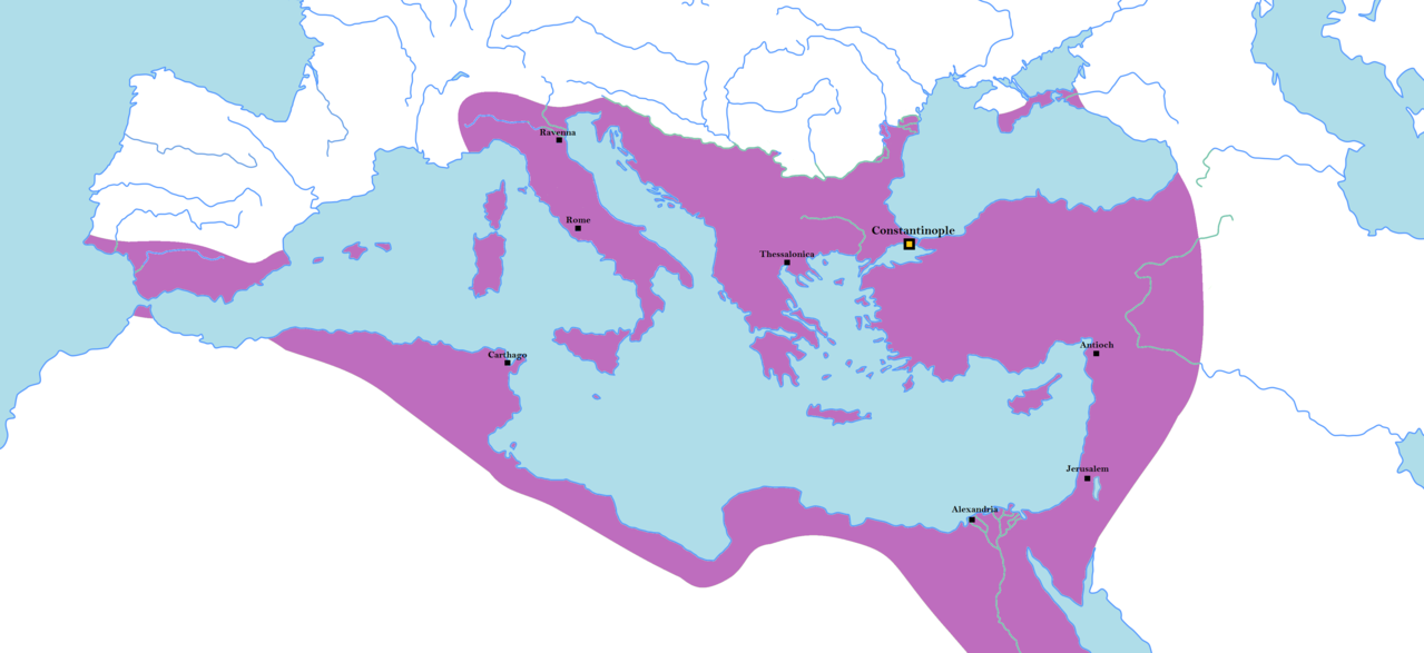 امپراتوری بیزانس تحت خاندان ژوستی‌نیان 1