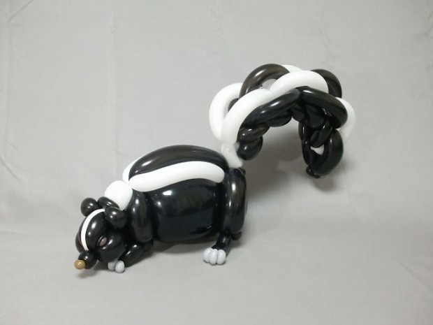 ساخت اشکال باورنکردنی از حیوانات بادکنکی توسط یک هنرمند ژاپنی 1