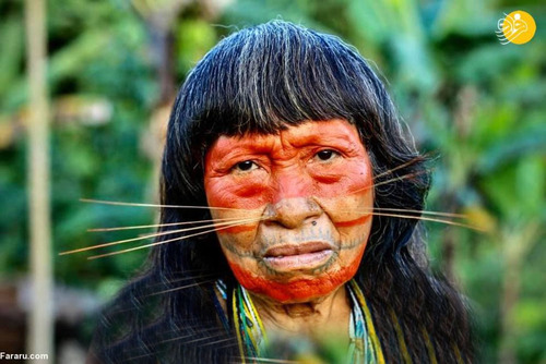 چهره عجیب قبیله ای جسد خوار با زنان سبیل گربه ای 1