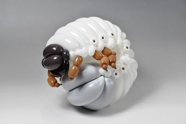 ساخت اشکال باورنکردنی از حیوانات بادکنکی توسط یک هنرمند ژاپنی 1