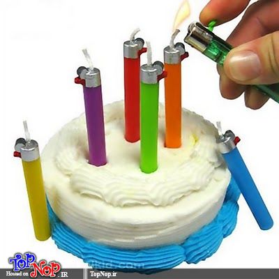 شمع های جالب برای تولد 1