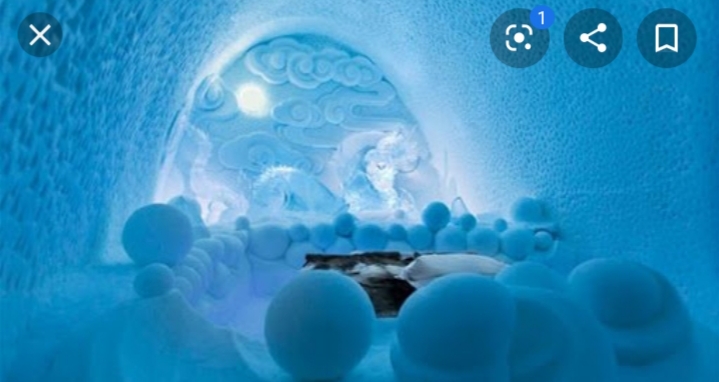 سوئدی‌ها هتل شناور یخی ساختند 1