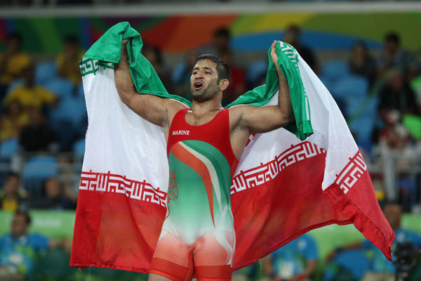 پرچم ایران و ورزشکاران! خدایی باعث افتخاره 1