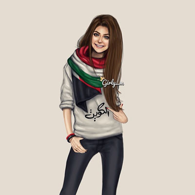 نقاشی های دختر عرب(ງirl-m) 1