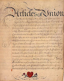 مصوبه‌های ۱۷۰۷ اتحاد انگلستان و اسکاتلند 1