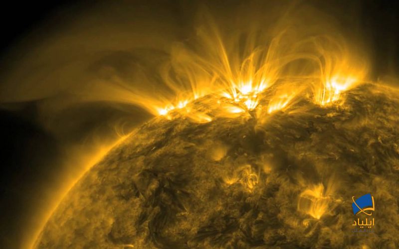 تشکیل امواج آلفون در اطراف خورشید 1