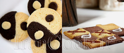 مدل شیرینی - مدل های زیبا و متنوع از شیرینی های دو رنگ 1