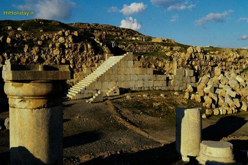 معبد آناهیتا کرمانشاه دومین بنای سنگی ایران 1