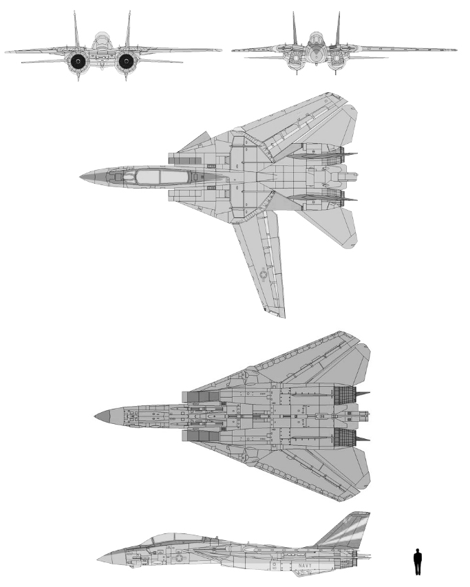 ||طراحی و مشخصات فنی جنگنده گرمن اف 14 تامکت|| 1