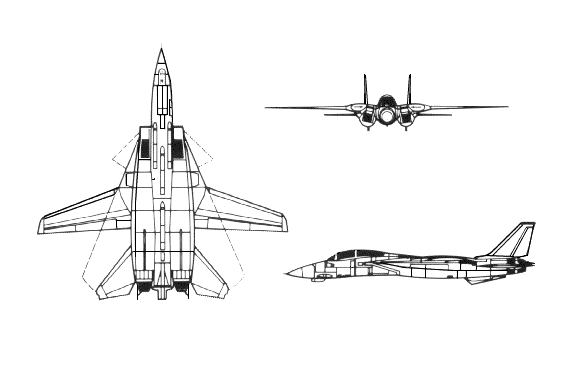 ||طراحی و مشخصات فنی جنگنده گرمن اف 14 تامکت|| 1