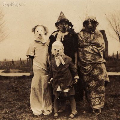 لباس های هالووینی در قدیم 1