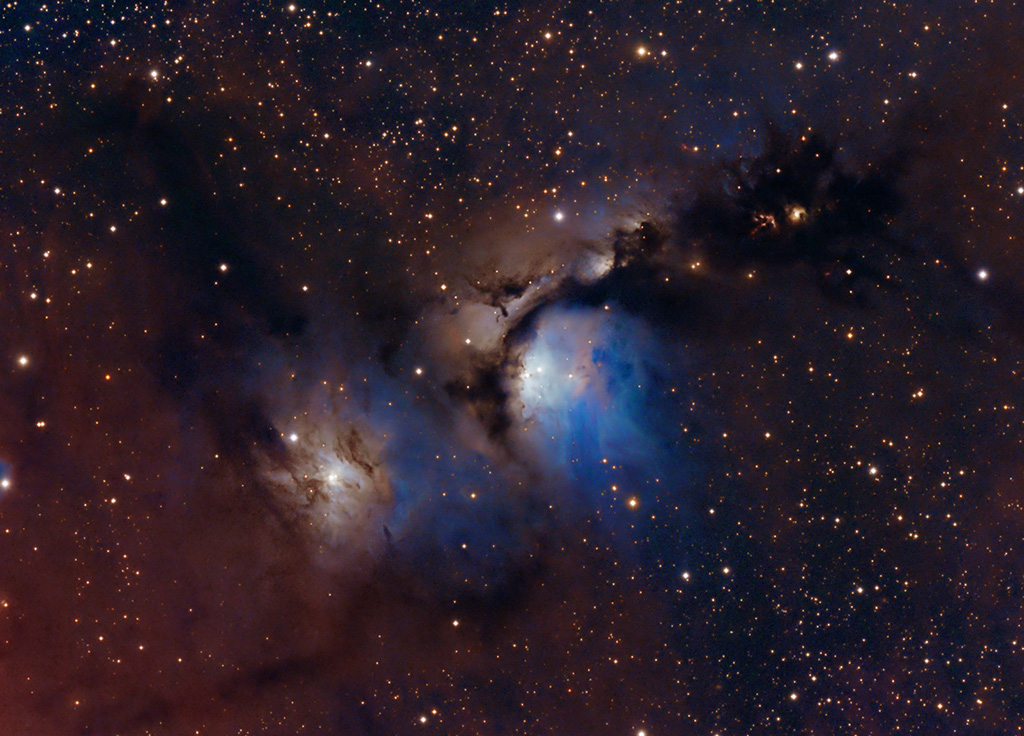 غبار و نور ستاره‌ای در سحابی M78 