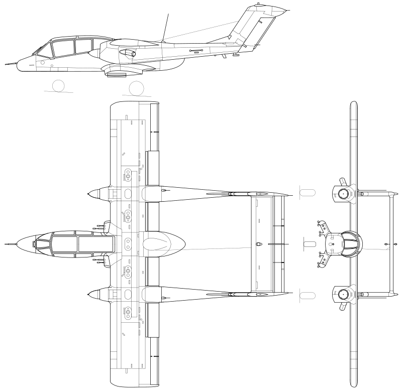 |معرفی هواپیما تهاجمی سبک نورث آمریکن راکول او وی-۱۰ برونکو| 1