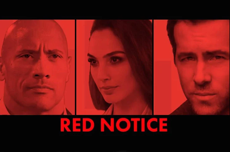 رایان رینولدز تصویر جدیدی از فیلم Red Notice را منتشر کرد 1
