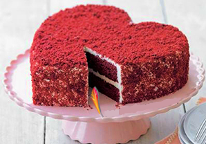 طرز تهیه کیک مخملی یا کیک ردولوت برای روز ولنتاین 1