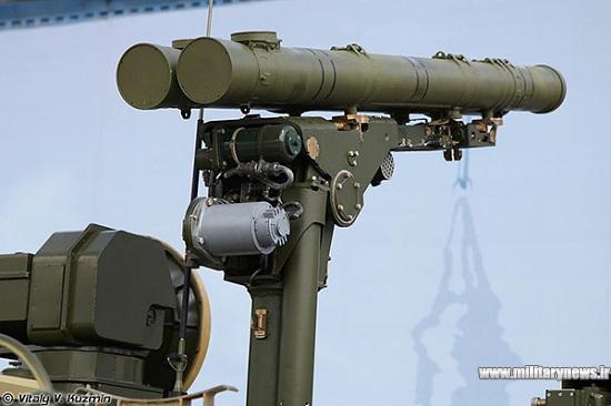 سلاح ضد تانک هدایت شونده Khrizantema-S ساخت روسیه 