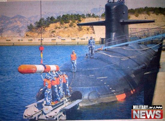 تشار اولین تصاویر از زیر دریایی اتمی چینی 093B SNN 
