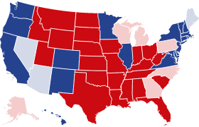 نتیجه انتخابات ۲۰۲۰ آمریکا(زنده) 1