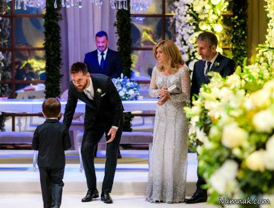 “عروسی لیونل مسی” برگزار شد+عکس ها+لباس توهین آمیز مادر مسی 1